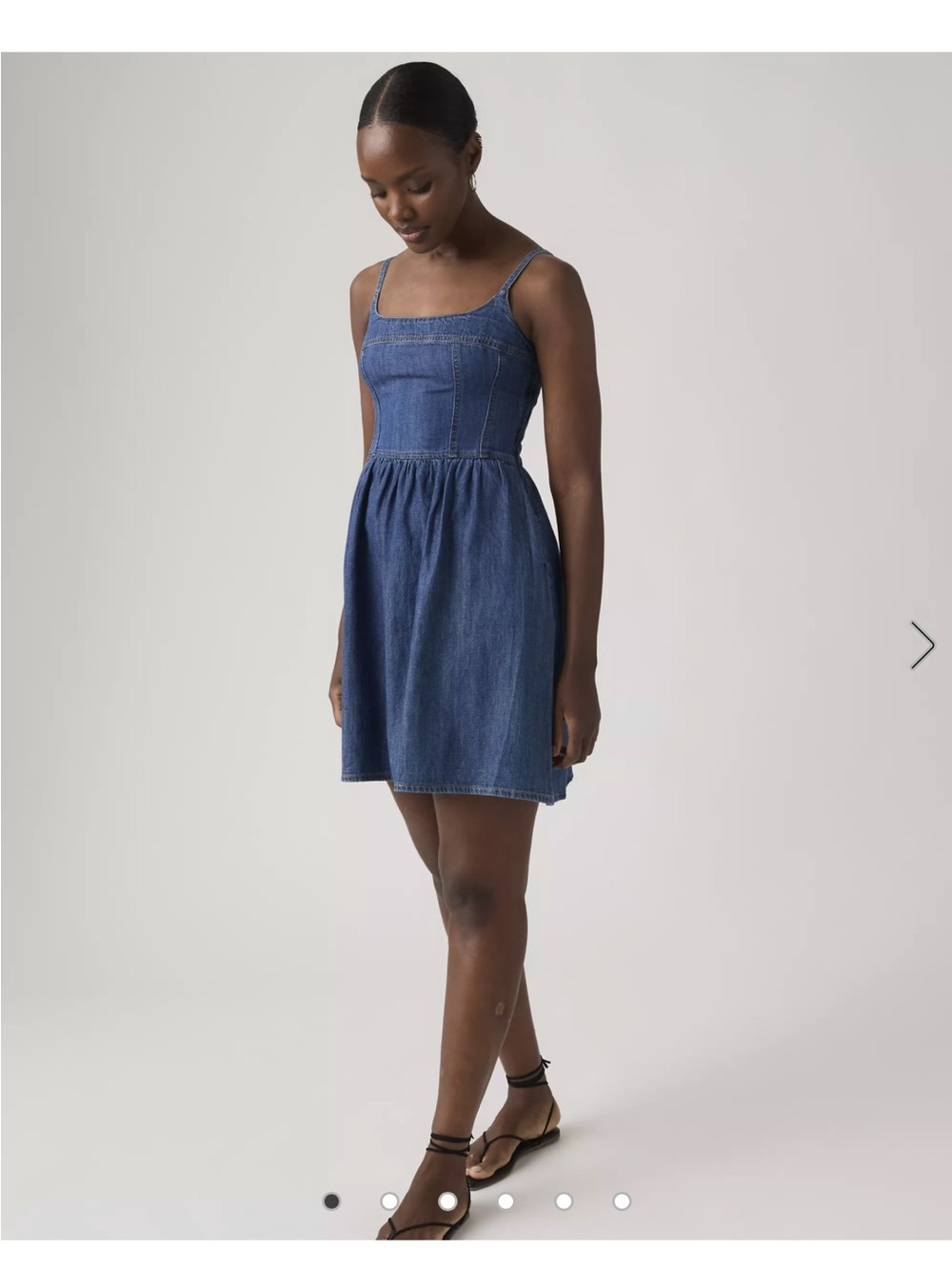 Levi's Jadine Denim Mini Dress NWT - Picture 2 of 3